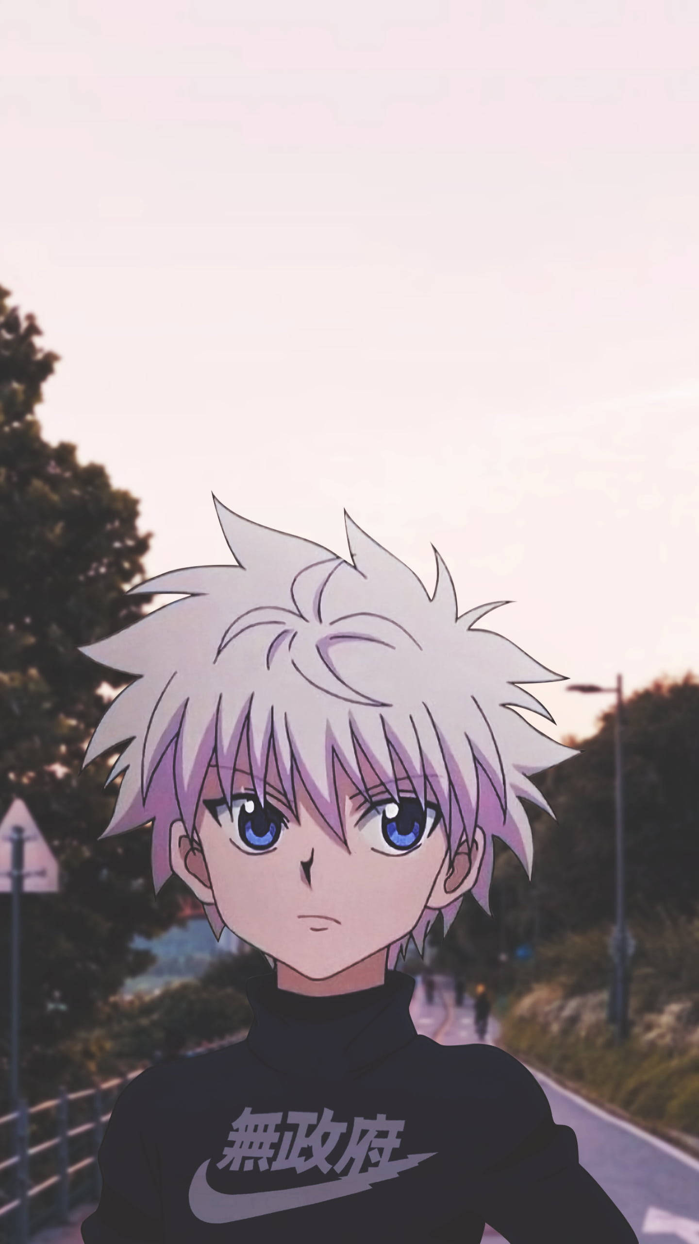 Hunter X Hunter Killua Pfp Graphic Realistic Background Wallpaper