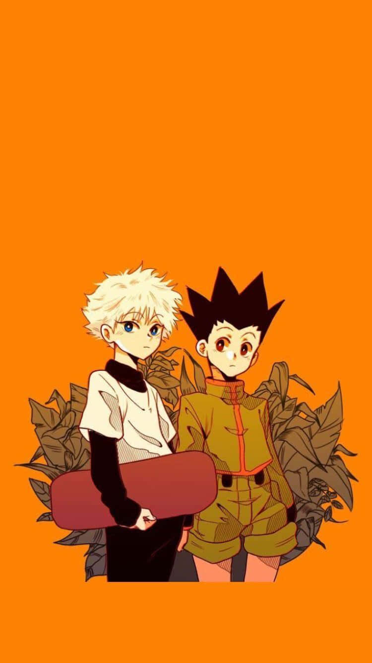 Hunter X Hunter Orange Aesthetic Wallpaper