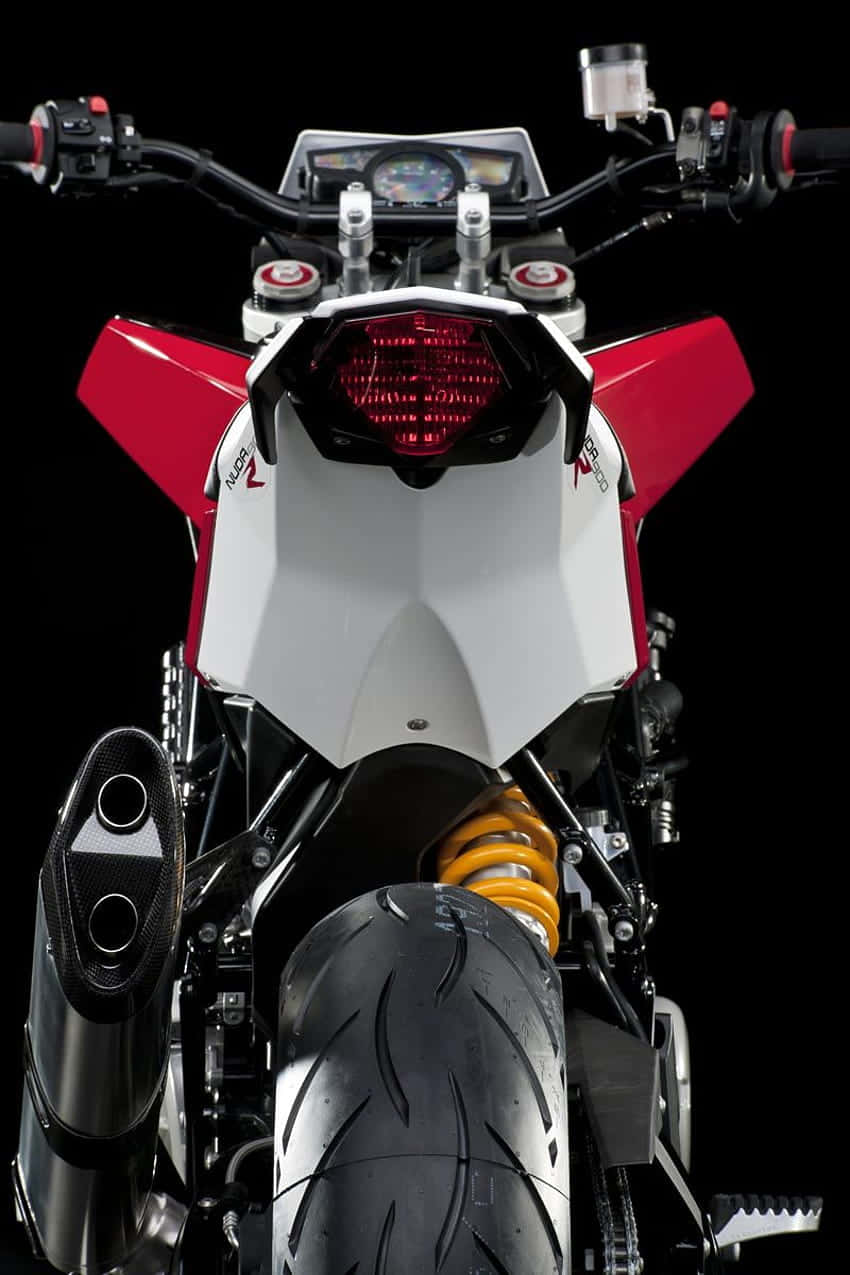 Husqvarna Motorcycle Rear View Wallpaper