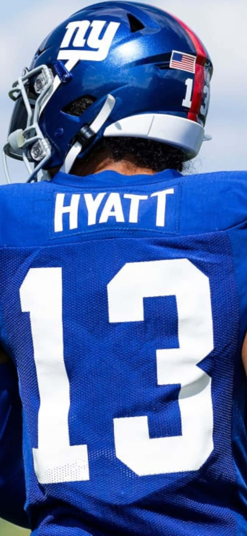 Hyatt Number13 N Y Football Jersey Wallpaper