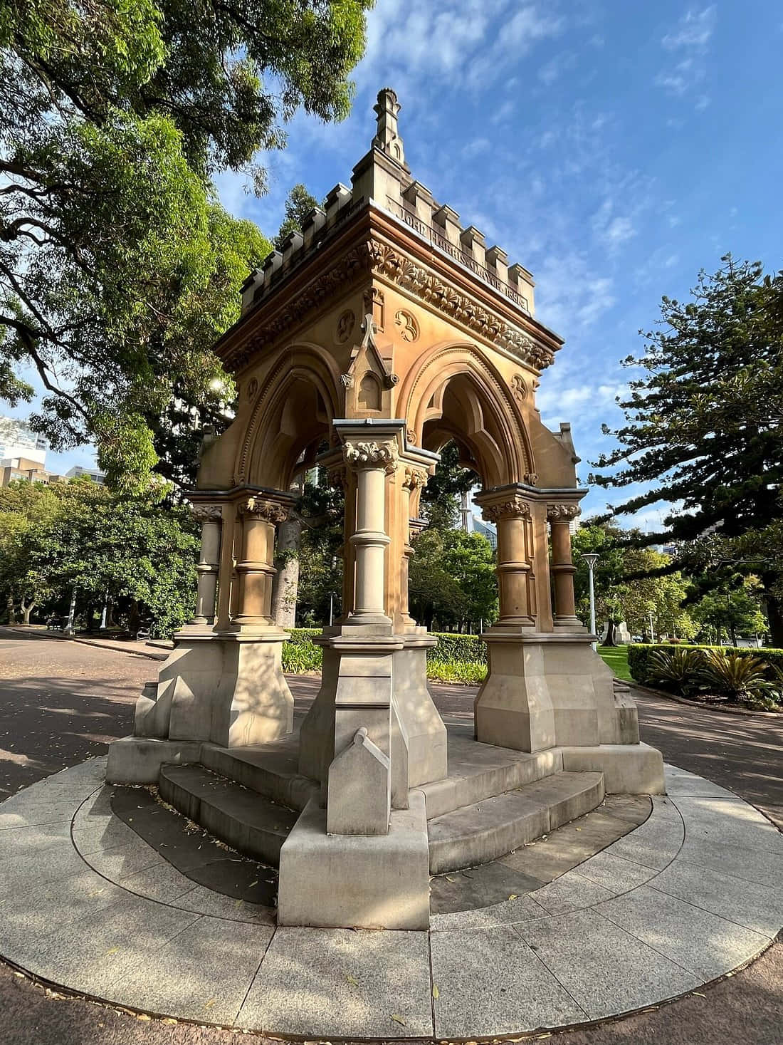 Hyde Park Sydney Historic Architecture Wallpaper