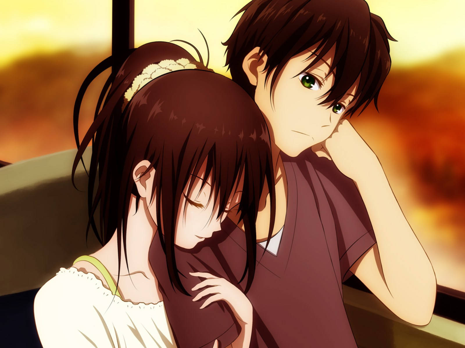 Hyouka Eru Sleeping Wallpaper