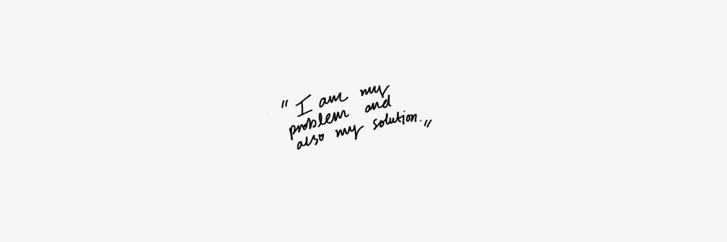 I Am My Problem Twitter Header Wallpaper