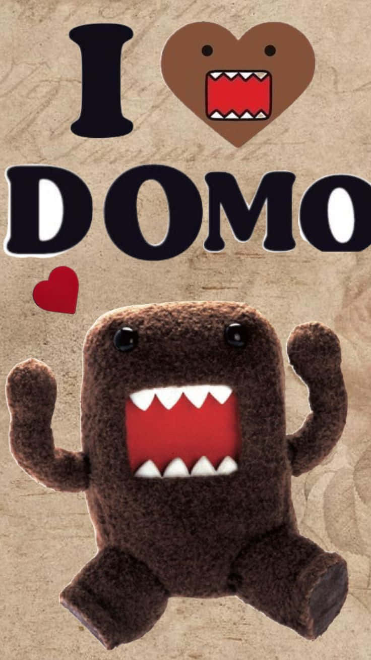 I Love Domo Graphic Wallpaper