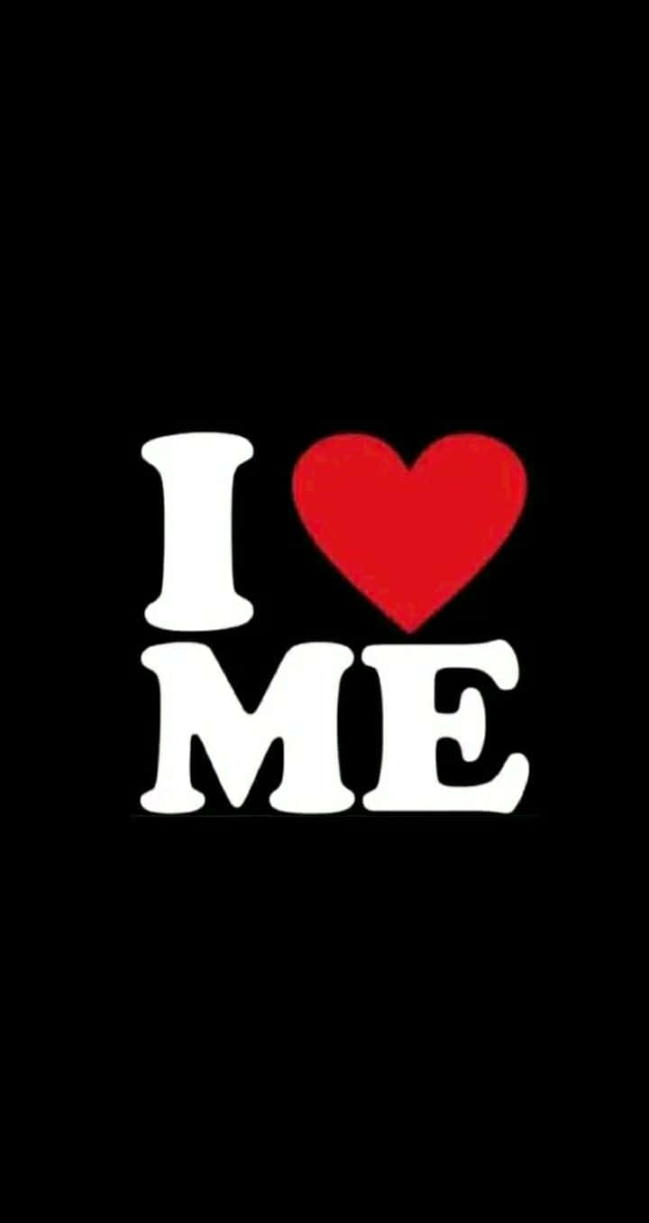 I Love Me Heart Graphic Wallpaper