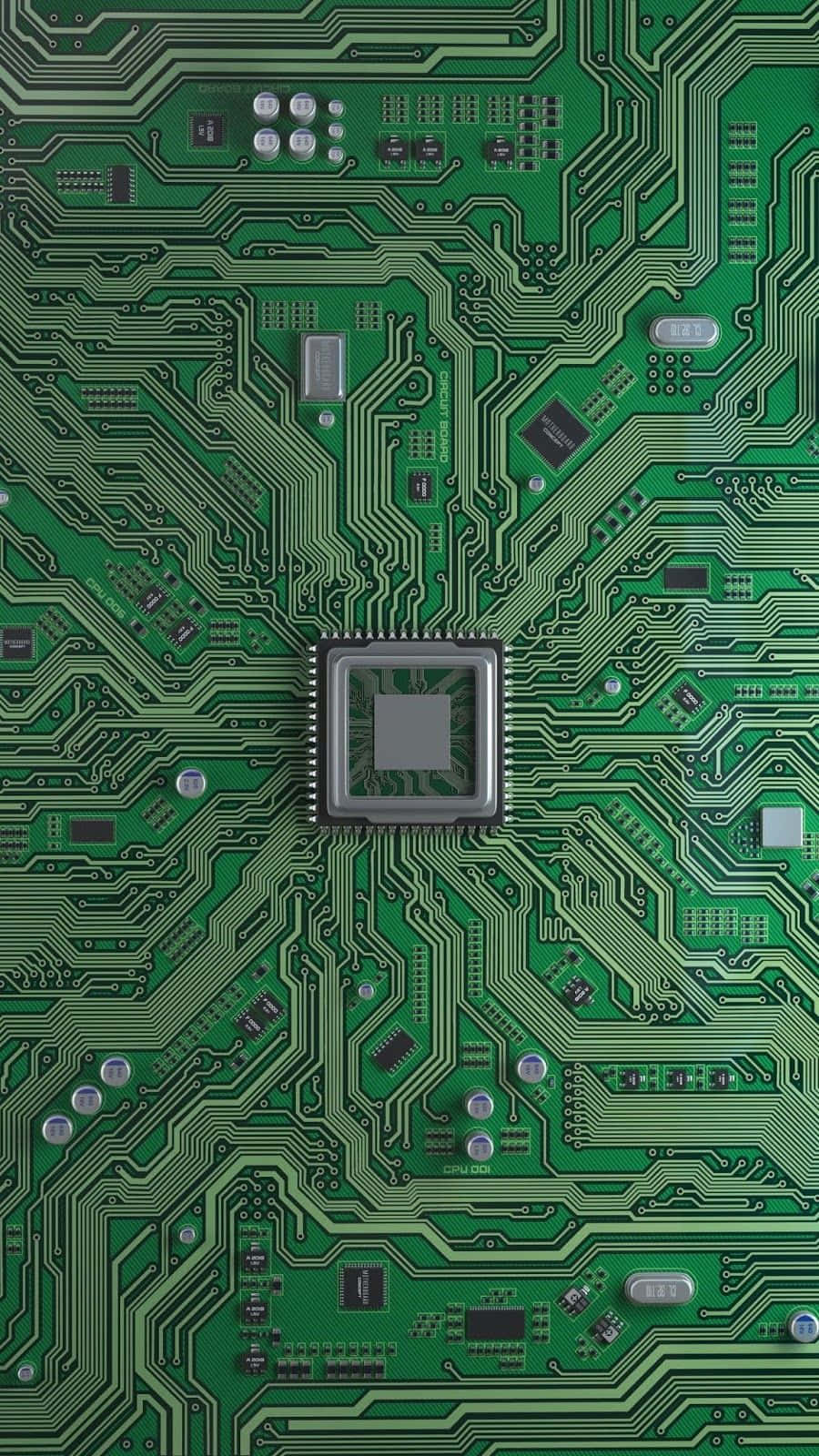 I Phone Circuit Board Closeup Wallpaper