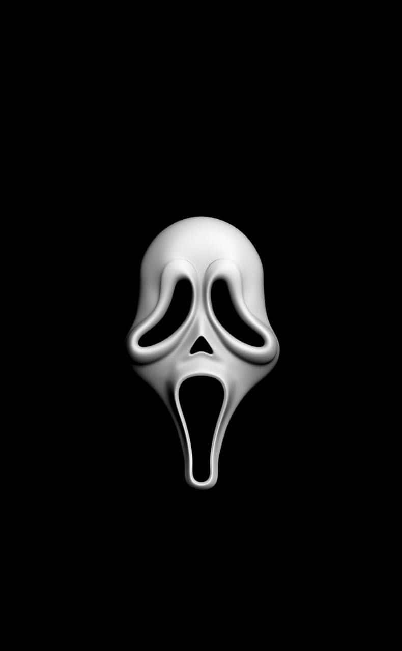 I Phone Ghostface Iconic Mask Wallpaper