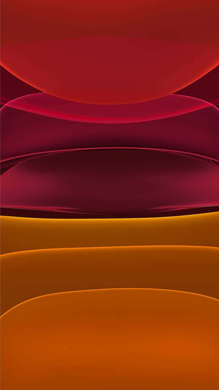 I Phone11 Original Wallpaper Red Orange Gradient Wallpaper