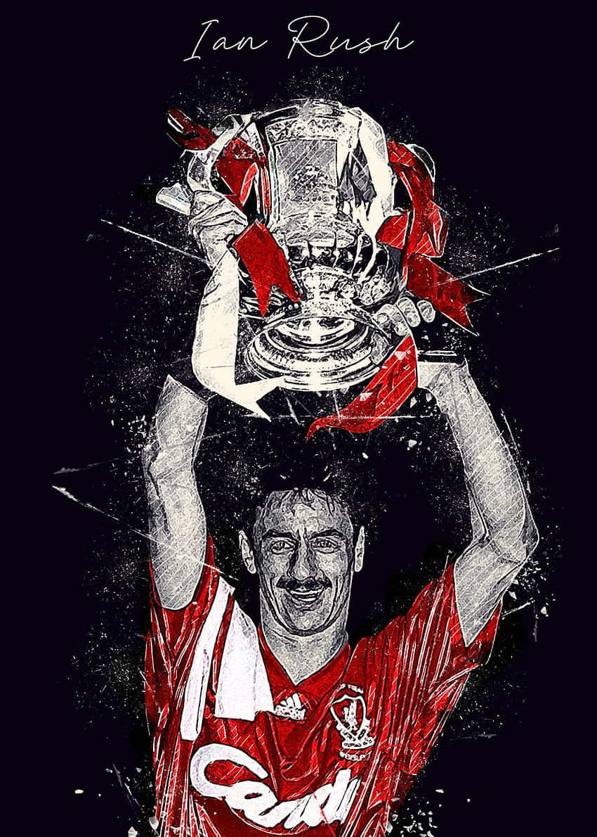 Ian Rush World Cup Liverpool Digital Art Wallpaper