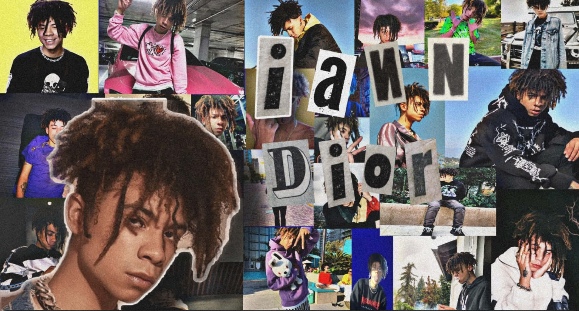 Iann Dior Collage Desktop Wallpaper