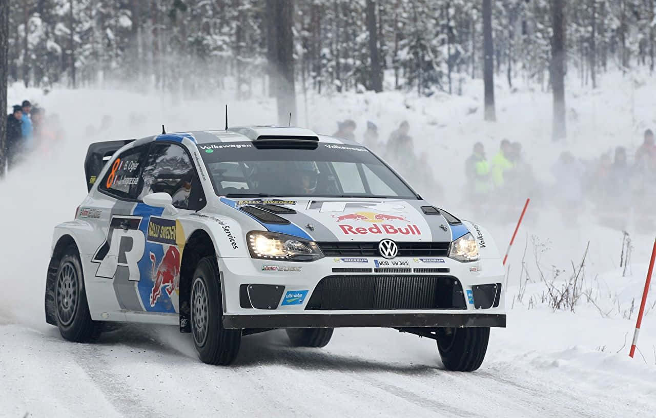 Ice Racing Thrills Wallpaper