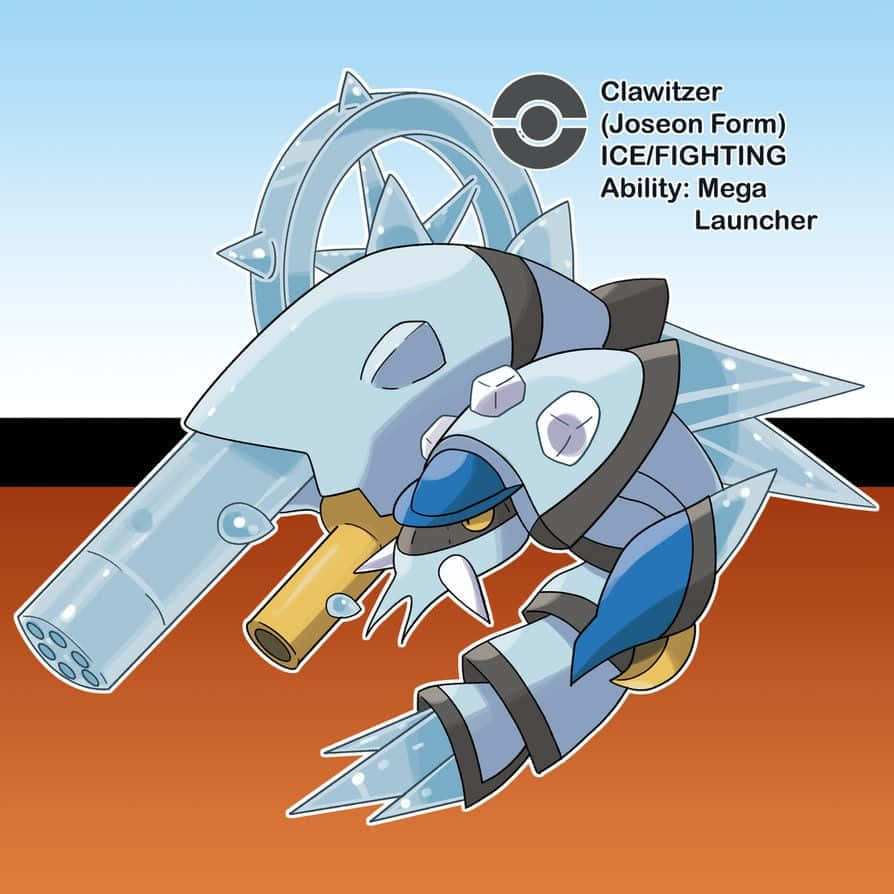 Ice Type Clawitzer Wallpaper