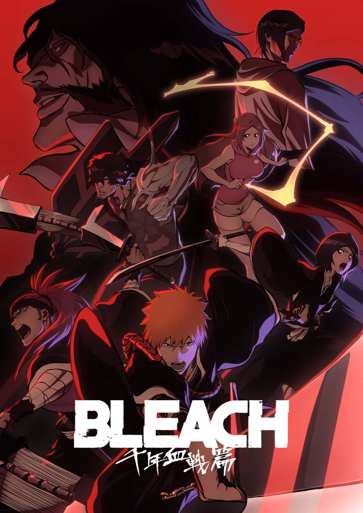 Ichigo And His Allies Face Their Toughest Enemies Yet In The Bleach Thousand-year Blood War Arc. Wallpaper