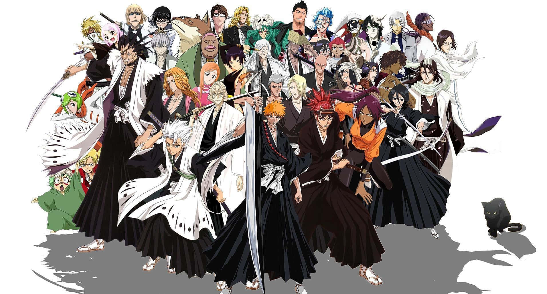 Ichigo Defends Against Ulquiorra During The Thousand-year Blood War Arc Wallpaper