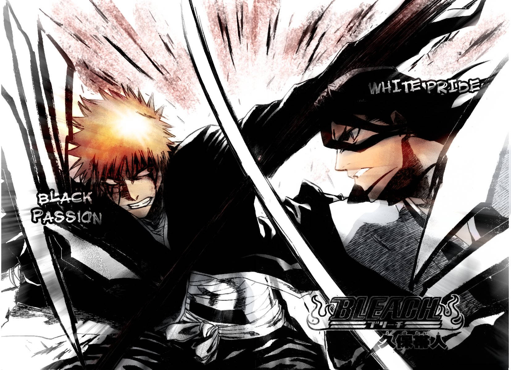 Ichigo Kurosaki Vs. Byakuya Kuchiki Wallpaper