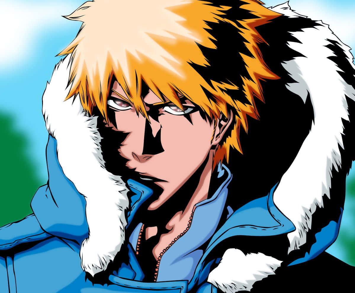 Ichigo Kurosaki Winter Jacket Wallpaper