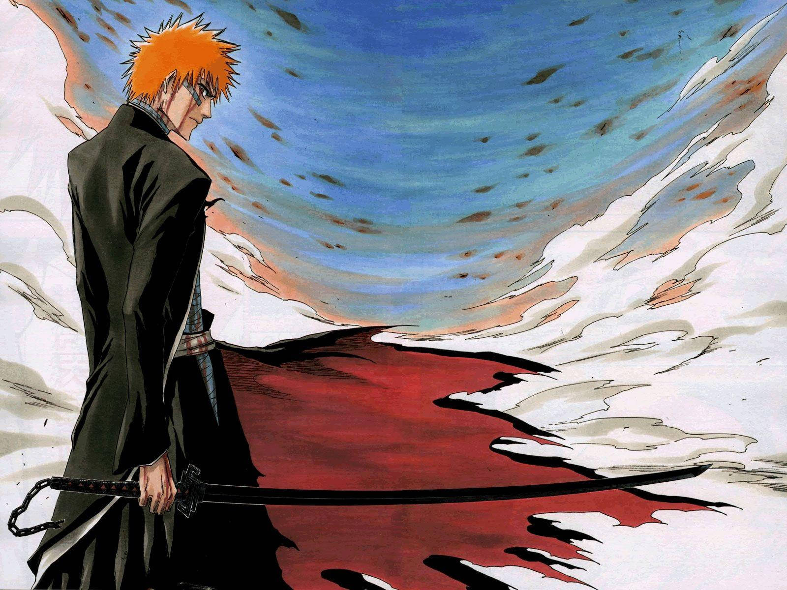 Ichigo Kurosaki’s Soul-reaping Powers Unveiled Wallpaper