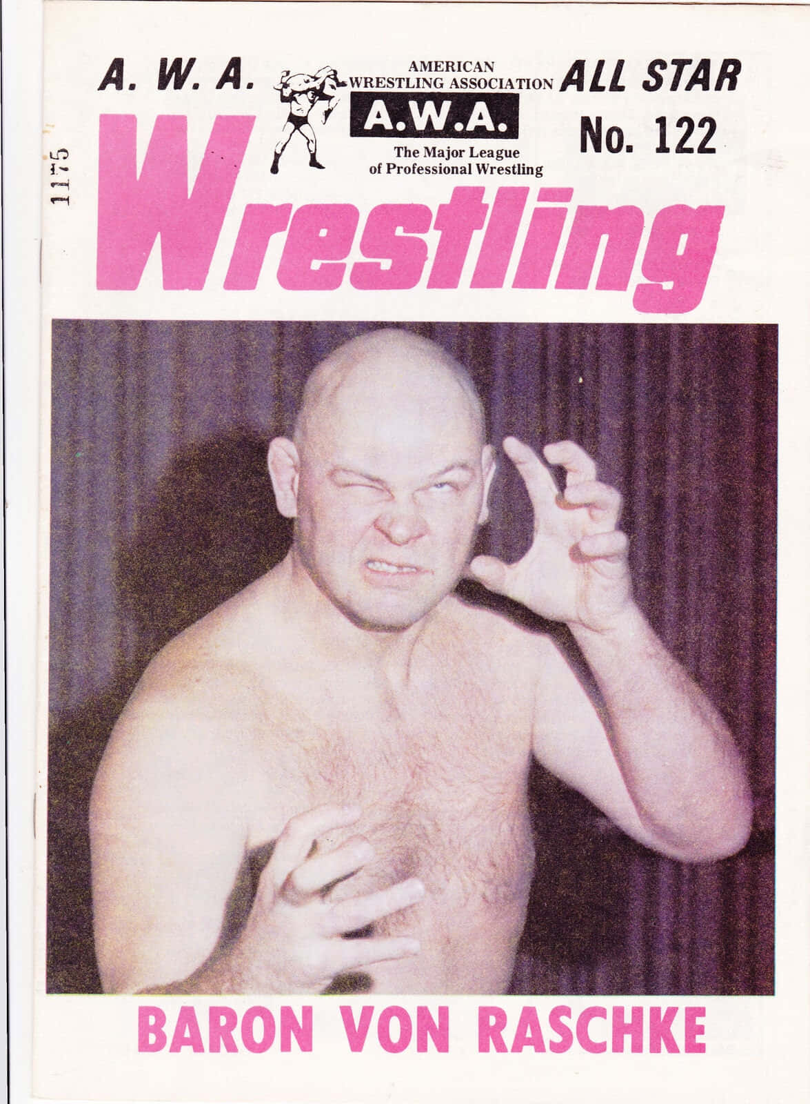 Iconic American Wrestler, Baron Von Raschke In Action Wallpaper