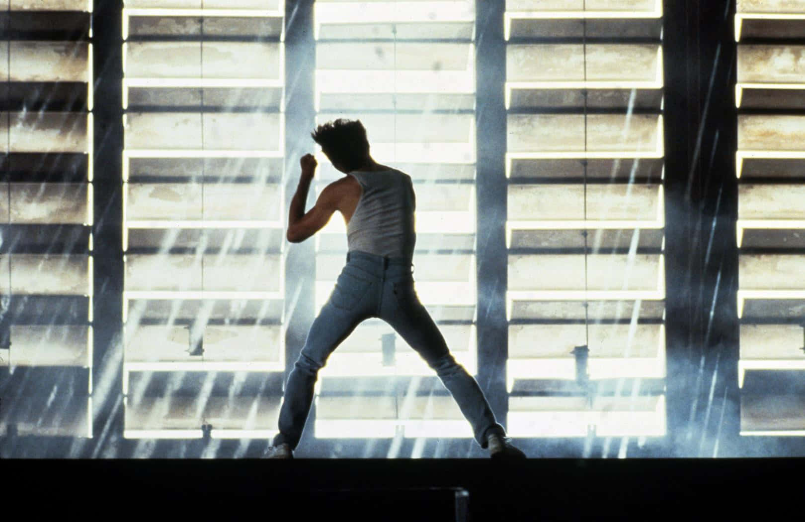 Iconic Dance Scene Footloose Wallpaper