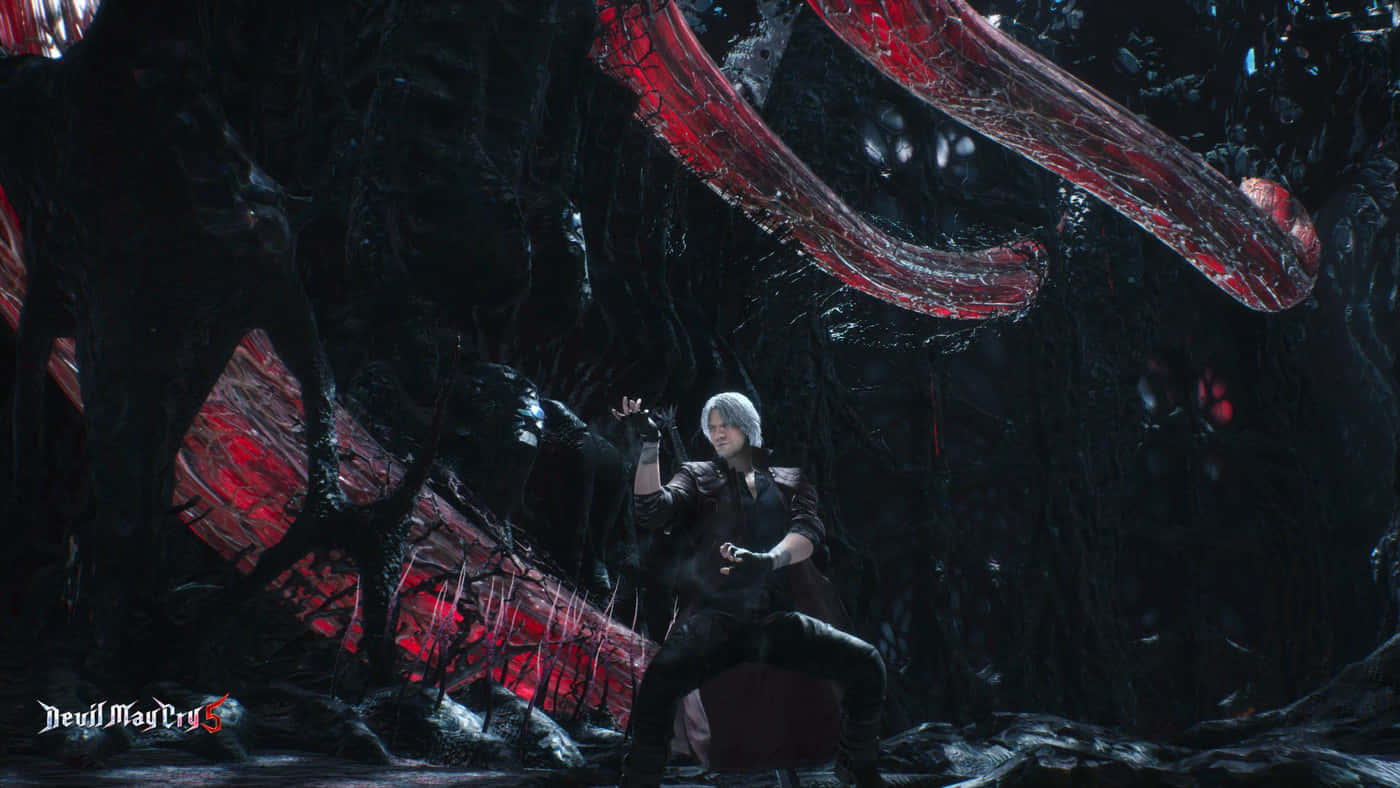 Iconic Devil May Cry Characters In Action Wallpaper