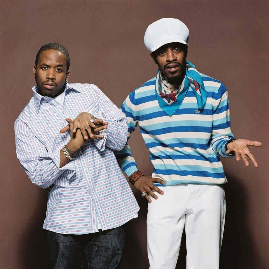 Iconic_ Hip_ Hop_ Duo_ Posin Wallpaper