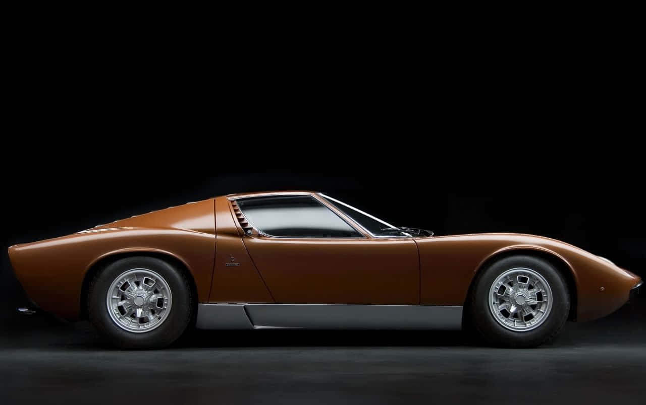 Iconic Lamborghini Miura In Its Full Glory Wallpaper