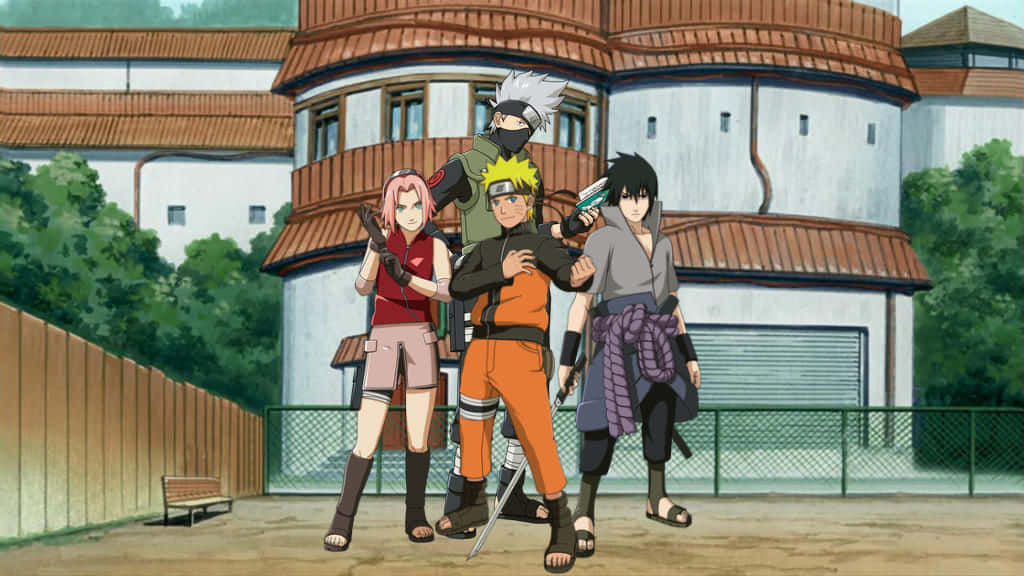 Iconic Team 7 – Kakashi, Naruto And Sasuke Wallpaper