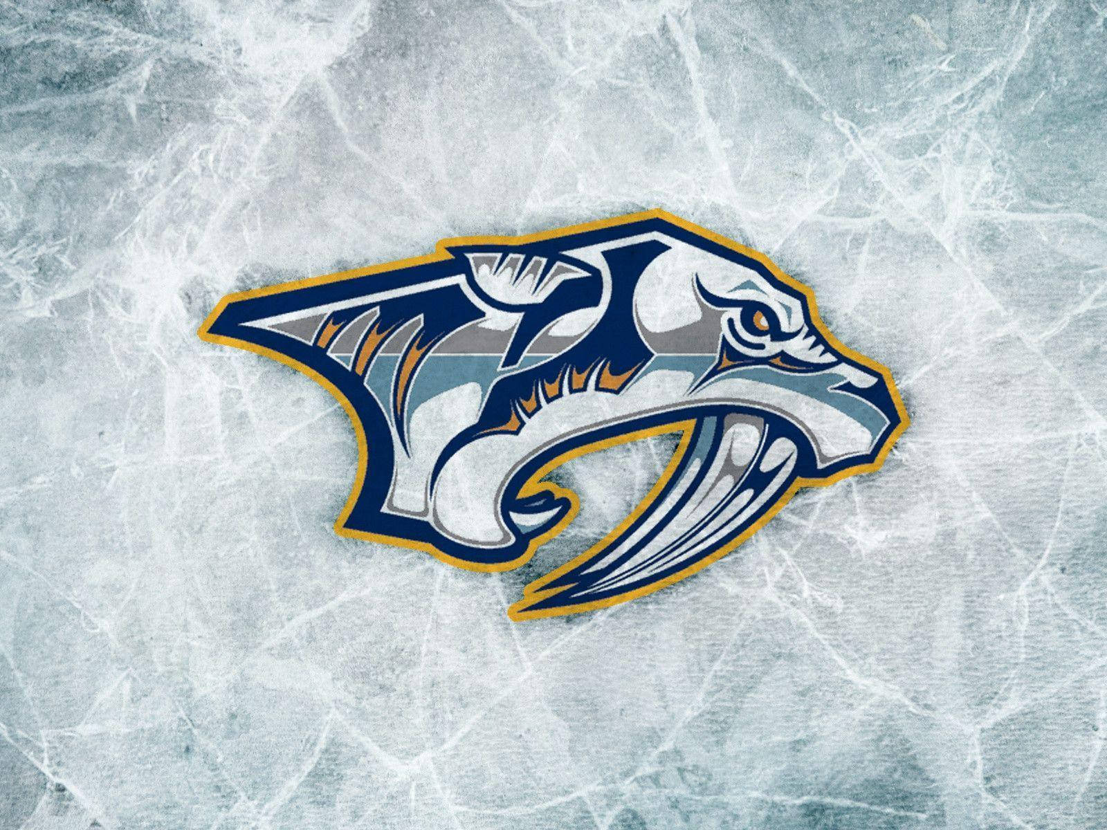 Icy Silver Saber Tooth Nashville Predators Wallpaper