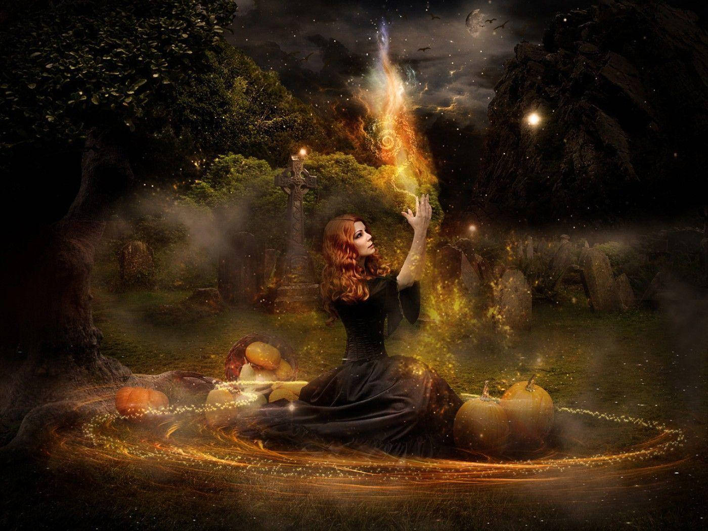 Ideas Of Witchcraft With Magical Properties Wallpaper