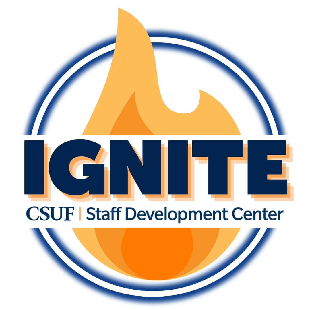 Ignite C S U F Staff Development Center Logo Wallpaper