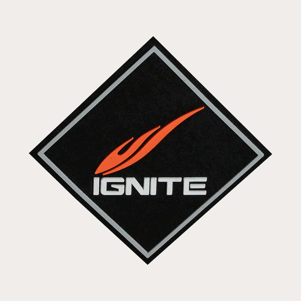 Ignite Logo Black Diamond Background Wallpaper