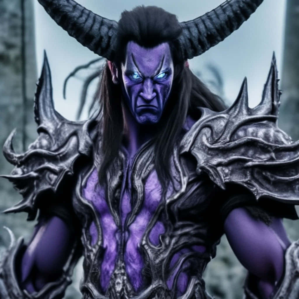 Illidan Stormrage Cosplay Portrait Wallpaper