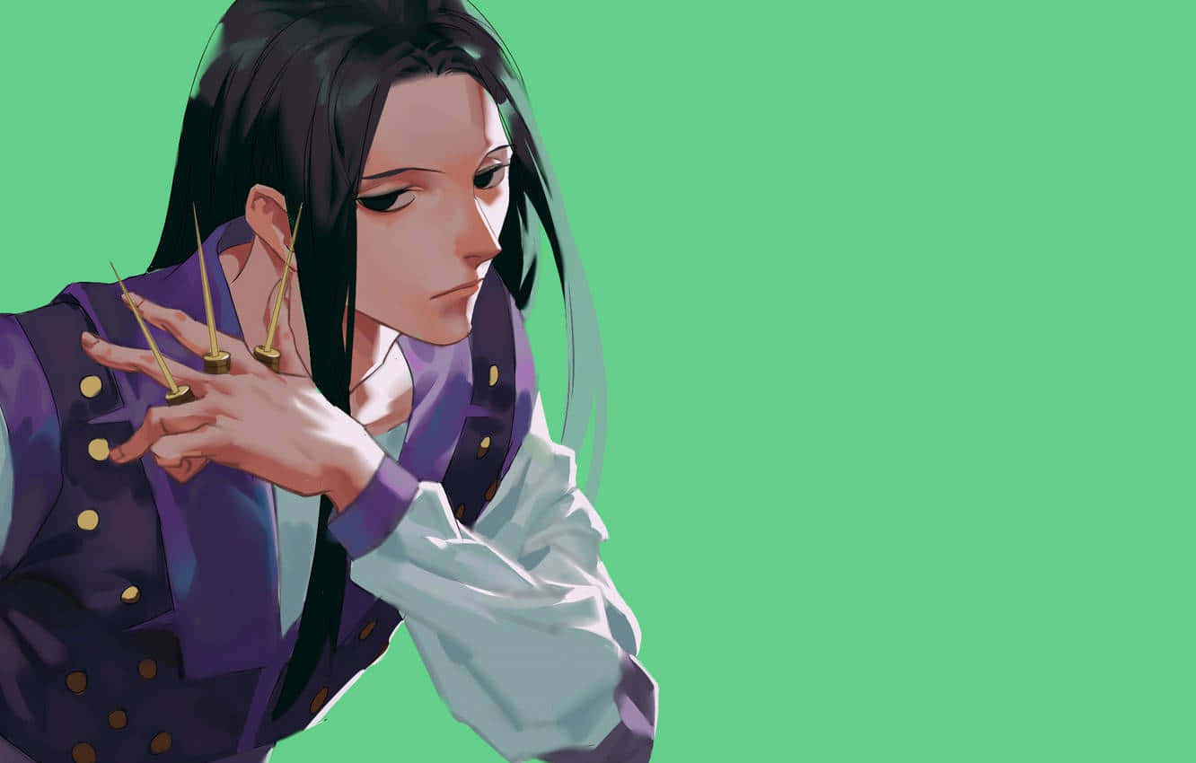 Illumi Zoldyck From The Anime Series Hunter X Hunter Wallpaper