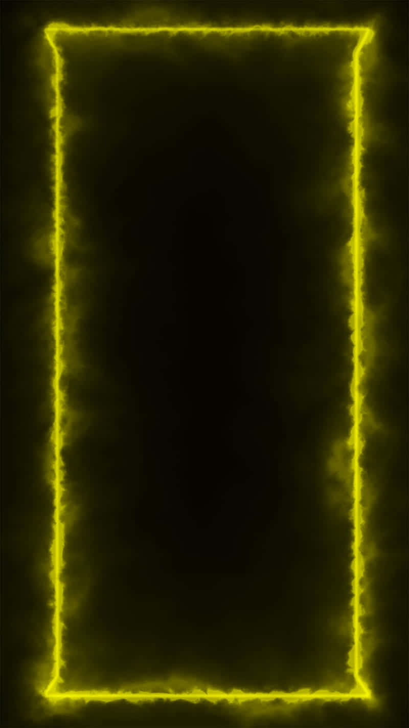 Illuminate Your Surroundings With This Unique Yellow Neon Light. Wallpaper