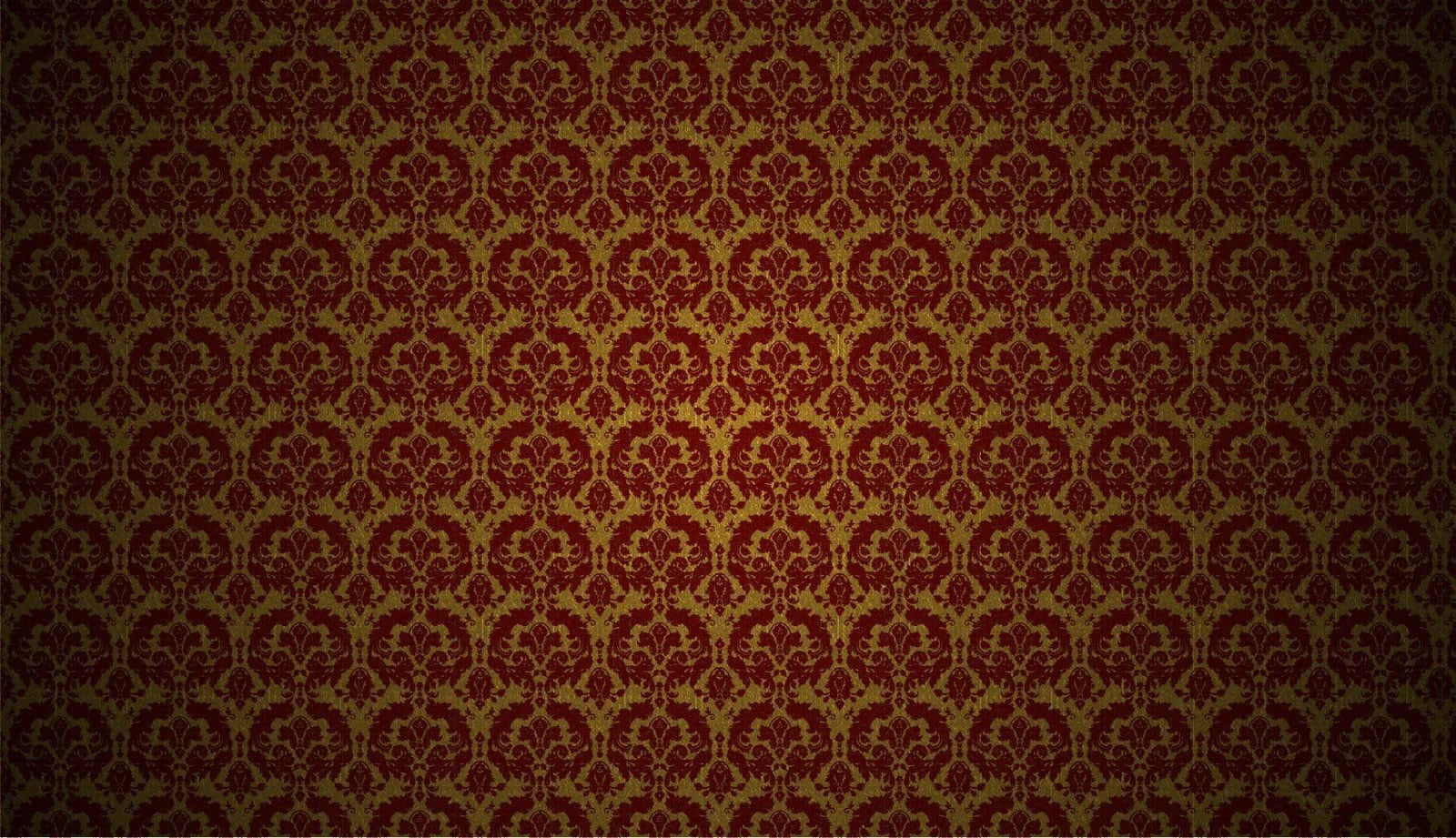 Illuminated Red And Gold Wallpaper