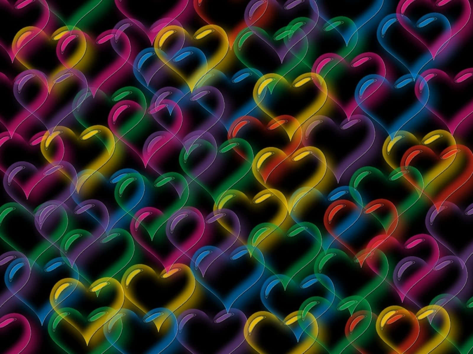 Illuminating Neon Colors Wallpaper