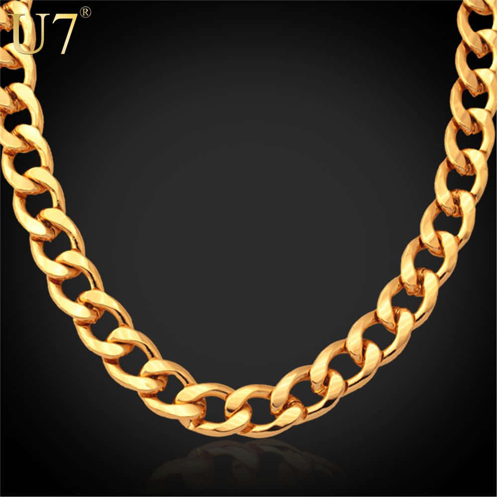 Image A Glistening Gold Chain Wallpaper