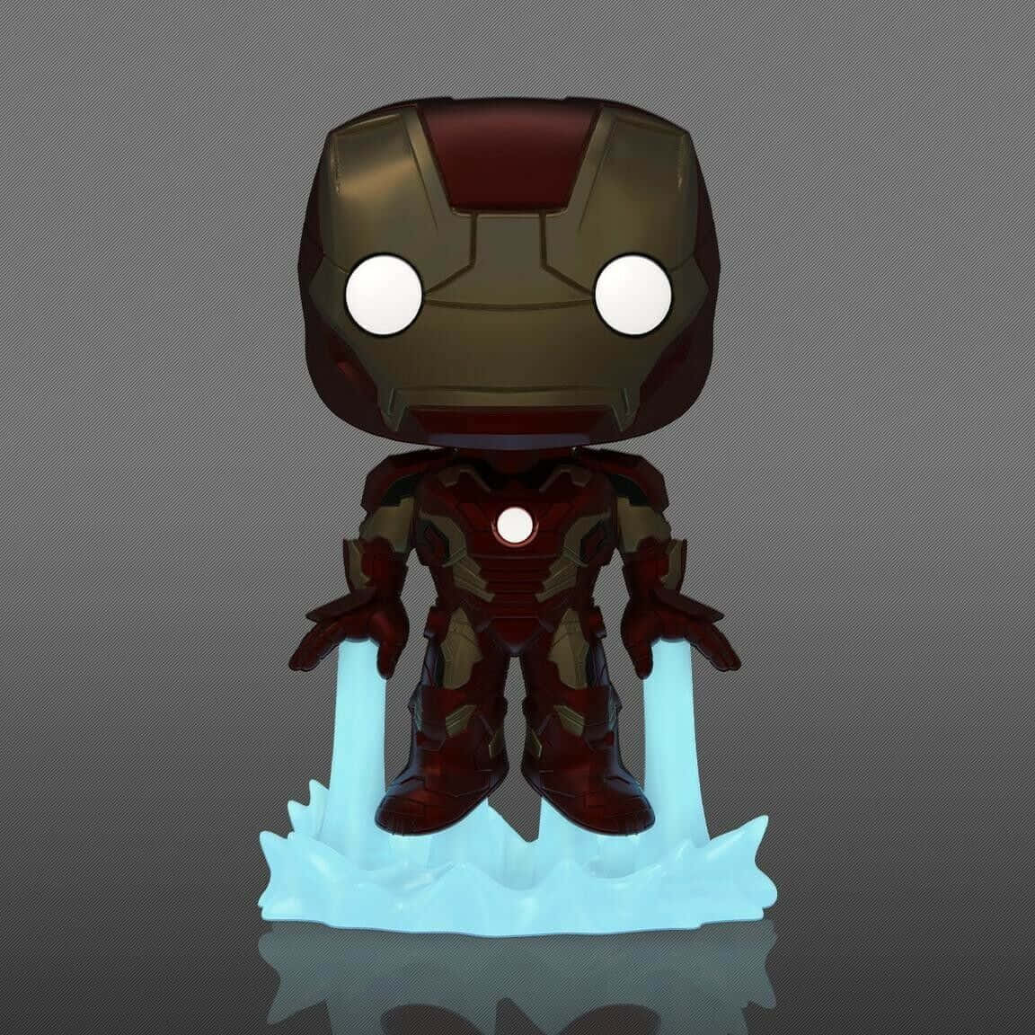 Image Brightly Colored Iron Man Pop Figures Wallpaper