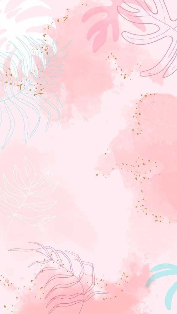 Image Colorful And Soft Pink Watercolor Wallpaper