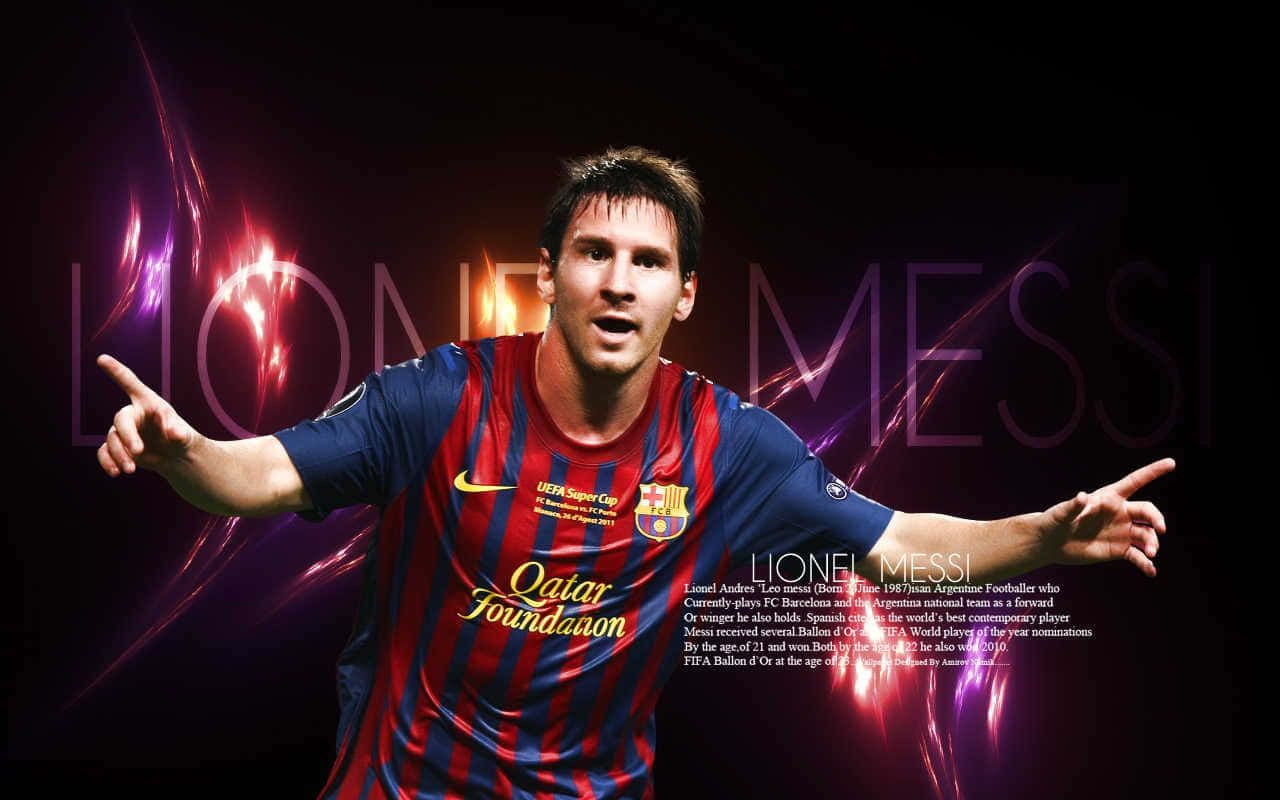 Image Cool Lionel Messi Dribbling Wallpaper