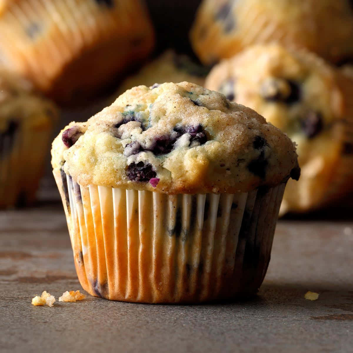 Image Delicious Homemade Blueberry Muffins Wallpaper