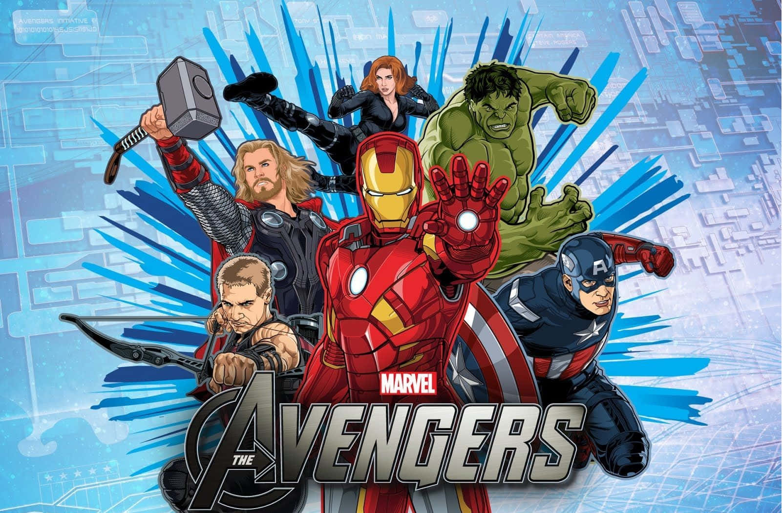 Image Earth's Mightiest Superheroes Assemble Wallpaper