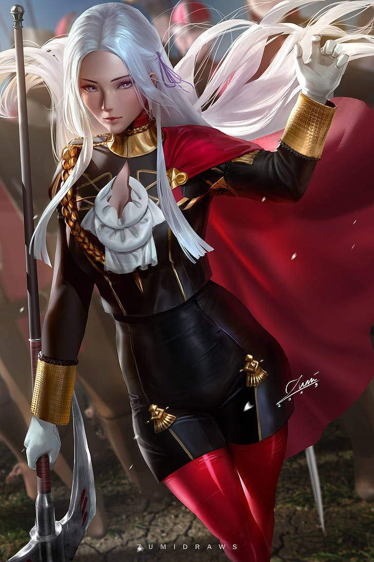 Image Edelgard Of Fire Emblem Three Houses Wallpaper