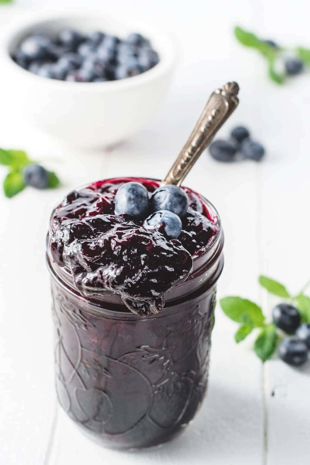 Image Enjoying A Tasty Homemade Blueberry Jam Wallpaper