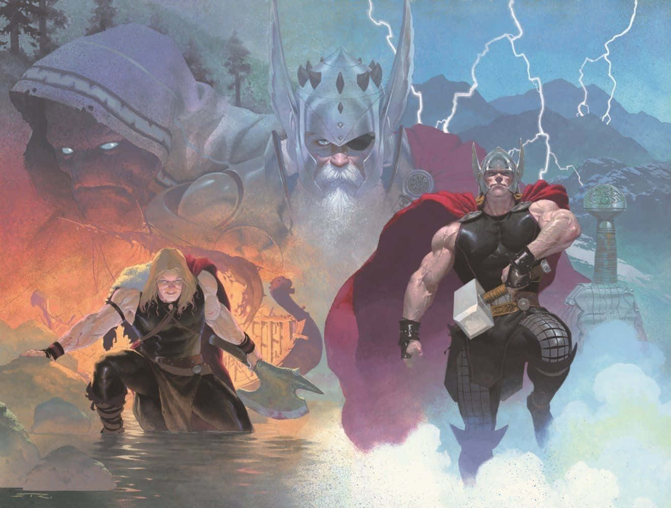 Image God Of Thunder From Norse Mythology Wallpaper