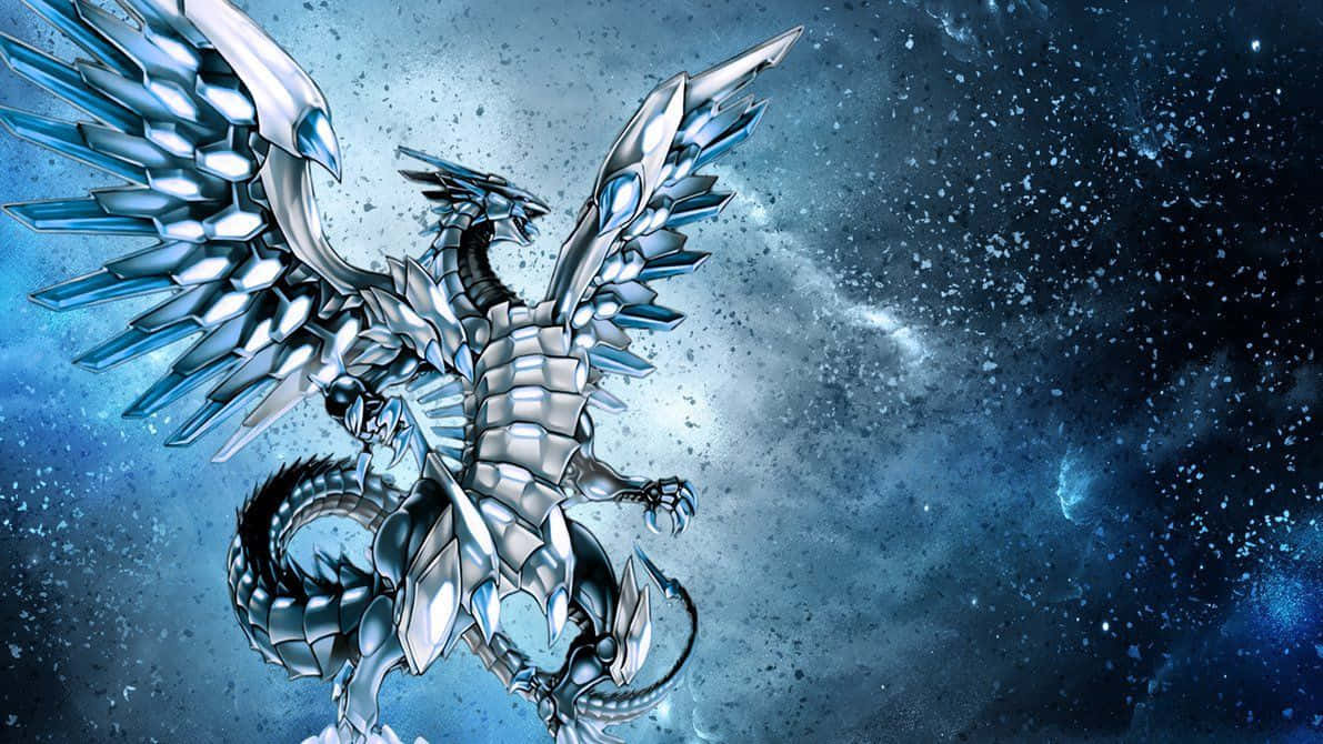 Image Intimidating Blue Eyes White Dragon Wallpaper