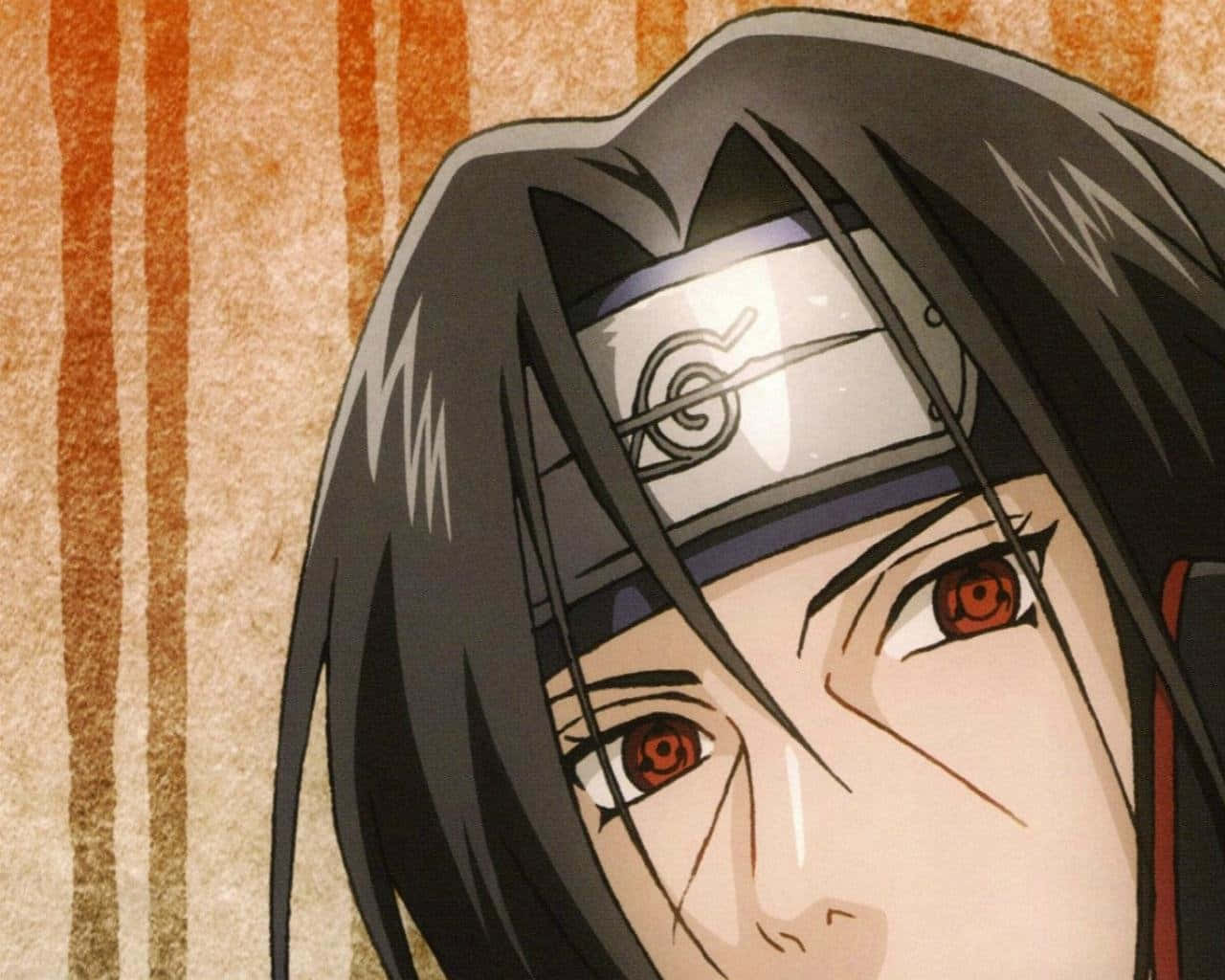 Image Itachi Uchiha's Piercing Gaze Wallpaper