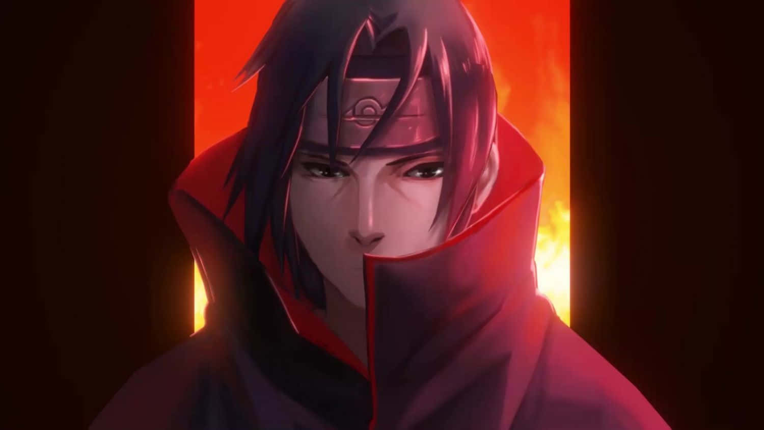 Image Itachi Uchiha Stops Attack With His Sharingan Wallpaper