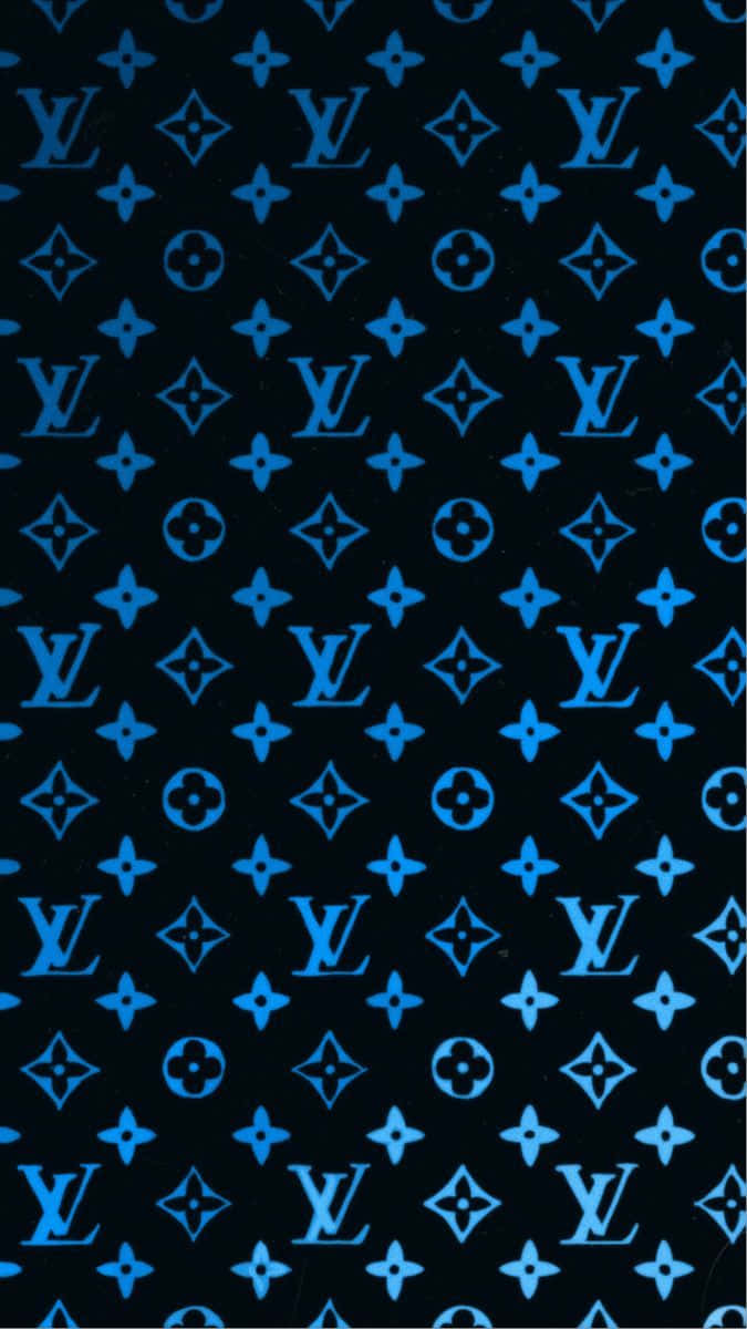 Image Louis Vuitton Blue Leather Handbag Wallpaper