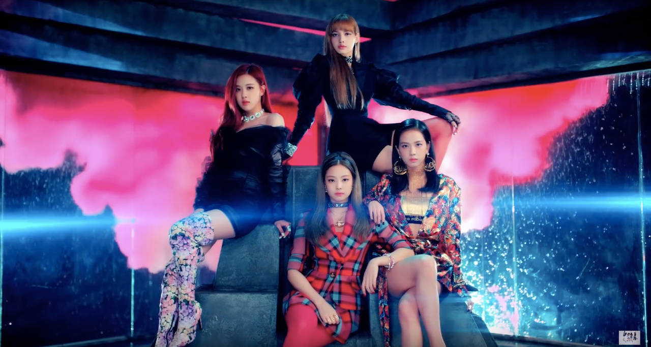 Image Members Of K-pop Group Blackpink In Their Mv 